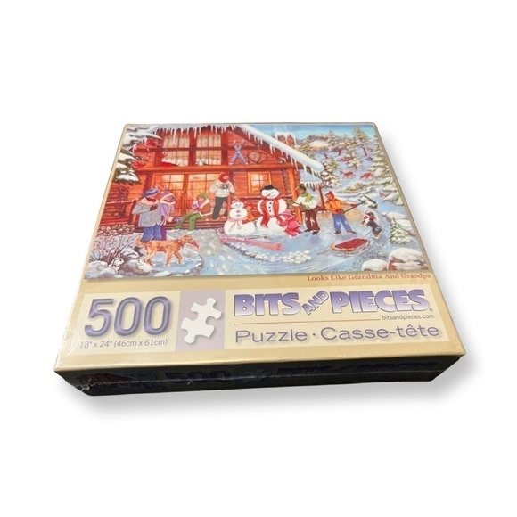 LOOKS Like Grandma And Grandpa Bits And Pieces 500 Piece Puzzle. - Picture 4 of 10